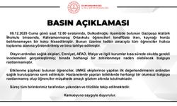 Kahramanmaraş'ta zehirlenme iddiasıyla ilgili açıklama geldi