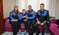 Adana'da DMD hastası çocuğun polislik hayali bir günlüğüne gerçek oldu