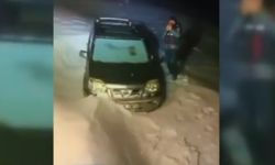 Tipide saatlerce mahsur kalan 2 kişi donmak üzereyken kurtarıldı