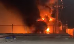 Dulkadiroğlu’nda fabrika yangını korkuttu