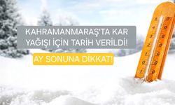 Kahramanmaraş’ta Kar İçin Tarih Verildi: Gözler Ay Sonuna Çevrildi