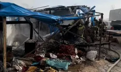 Karaziyaret Mahallesi’nde ahır yangını korkuttu