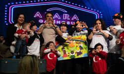 Özel gereksinimli çocuklar sanatçı Uğur Aslan ile bir araya geldi