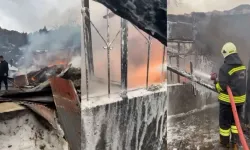 Kahramanmaraş’ta bir ahırda yangın çıktı!