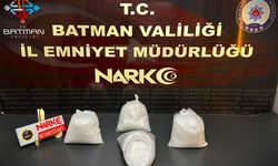 Batman'da bir araçta 4 kilo 50 gram metamfetamin ele geçirildi