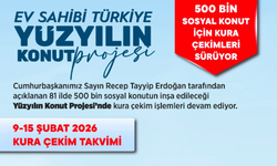 500 Bin Sosyal Konut Projesi’nde 9–15 Şubat 2026 Kura Takvimi