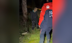Kayıp zihinsel engelli birey 20 saat sonra ormanlık alanda bulundu