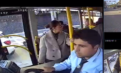 Belediye otobüsü şoförü fenalaşan yolcuyu hastaneye yetiştirdi