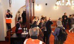 Kahramanmaraş'taki tarihi Duraklı Camisi kapılarını dünya basınına açtı