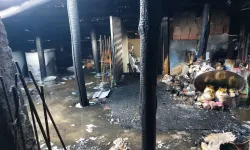 Göksun’da çatı yangını paniğe neden oldu