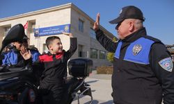 Mersin'de DMD hastası çocuğun polis olma hayali bir günlüğüne gerçek oldu