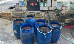 Hatay'ın Arsuz ilçesinde 1510 litre sahte içki ele geçirildi