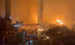 Kahramanmaraş’ta çırçır fabrikasında yangın!