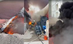 Pazarcık’ta manavda yangın paniği!