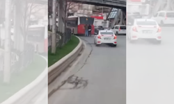 Kahramanmaraş’ta Trafikte Korkutan Anlar!