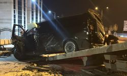 Erzurum'da zincirleme kaza:4 araç birbirine girdi!