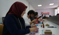 Kahramanmaraşlı Gençler Doğal Sabun Yapım Atölyesi'nde Bir Araya Geldi
