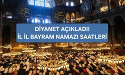 Türkiye’de Bayram Namazı Saatleri Belli Oldu! İşte İl İl Saatler