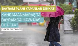 Kahramanmaraş’ta Bayramda Hava Nasıl Olacak? 3 Günlük Tahmin Açıklandı