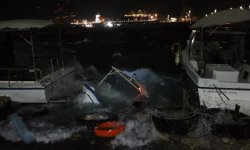 Hatay'da etkili olan fırtına hayatı felç etti!