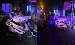 Kahramanmaraş’ta hurdaya dönen araçta 1 kişi hayatını kaybetti