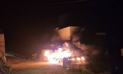 Alanya'da müstakil evde çıkan yangın hasara neden oldu