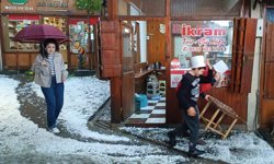 Gaziantep'te dolu hayatı olumsuz etkiledi