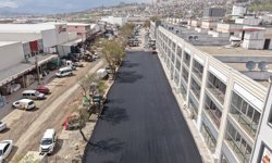 Toptancılar Sitesinde Asfalt Çalışması Sürüyor