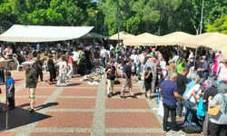 Antalya'da Gazze'ye destek için kermes düzenlendi