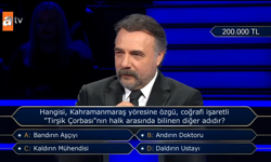Kim Milyoner Olmak İster’de 200 Bin TL’lik "Tirşik" Sorusu!
