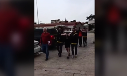Park Halindeki Tırların Akülerini Çaldılar! Güvenlik Kameraları Ele Verdi