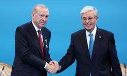 Cumhurbaşkanı Erdoğan'a Kazakistan'da devlet nişanı verildi