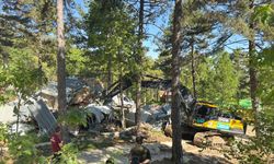 Osmaniye'de orman arazisine kaçak inşa edilen evlerin yıkımına başlandı