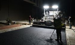 Kahramanmaraş'ta Asfalt Mesaisi Gece Gündüz Sürüyor