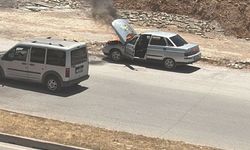 Kahramanmaraş'ta araç yangını!