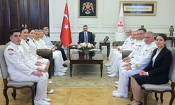 Bakan Çiftçi, Sahil Güvenlik Komutanlığı heyetini kabul etti
