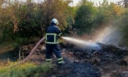 Hatay'da bahçede çıkan yangın söndürüldü