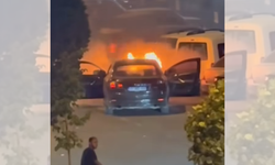 Kahramanmaraş'ta Seyir Halindeki Araç Alevlere Teslim Oldu