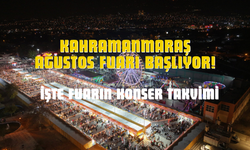 Kahramanmaraş Ağustos Fuarı'nda Kim Hangi Gün Sahne Alacak? İşte Tam Konser Listesi