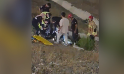 Kahramanmaraş-Göksun Yolunda Bariyerlere Çarpan Motosiklet Sürücüsü Boş Araziye Savruldu
