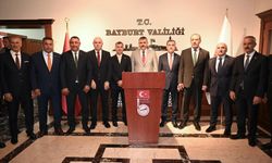 İçişleri Bakanı Çiftçi Bayburt'ta Gündeme İlişkin Değerlendirmelerde Bulundu