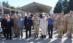 Kilis'te kalp krizi sonucu vefat eden asker için tören düzenlendi
