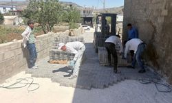 Pazarcık Ufacıklı 6 Bin Metrekarelik Kilit Parke ile Modernize Ediliyor