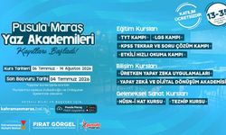 Kahramanmaraş'ta Pusula Maraş Yaz Akademileri’ne Kayıtlar Başladı
