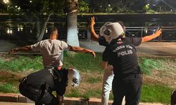 Adana'da polis ekipleri parklarda denetim yaptı