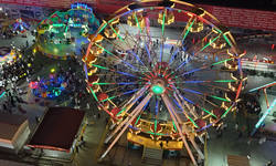 Ağustos Fuarı’nda Lunapark Coşkusu: Çocuklar Eğlenceye Doyuyor!