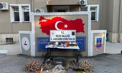 Kilis'te kaçak kazı yapan 4 kişi suçüstü yakalandı