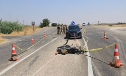 Kilis'te otomobil ile çarpışan motosikletin sürücüsü öldü