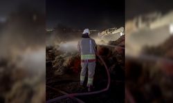 Avşar Mahallesi’nde samanlık yangını çıktı