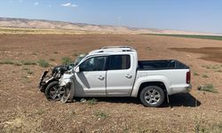 Nusaybin'de pikap ile tankerin çarpıştığı kazada 1 kişi yaralandı